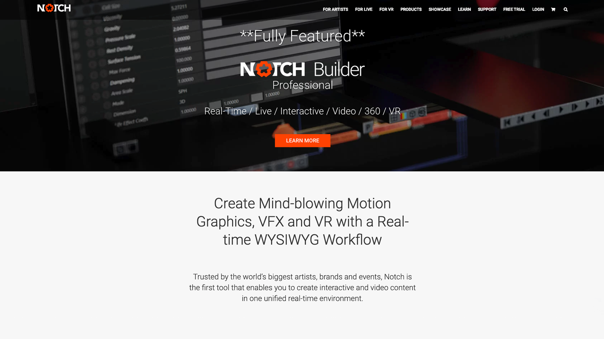 Notch中文教程第一章 软件和用户界面介绍